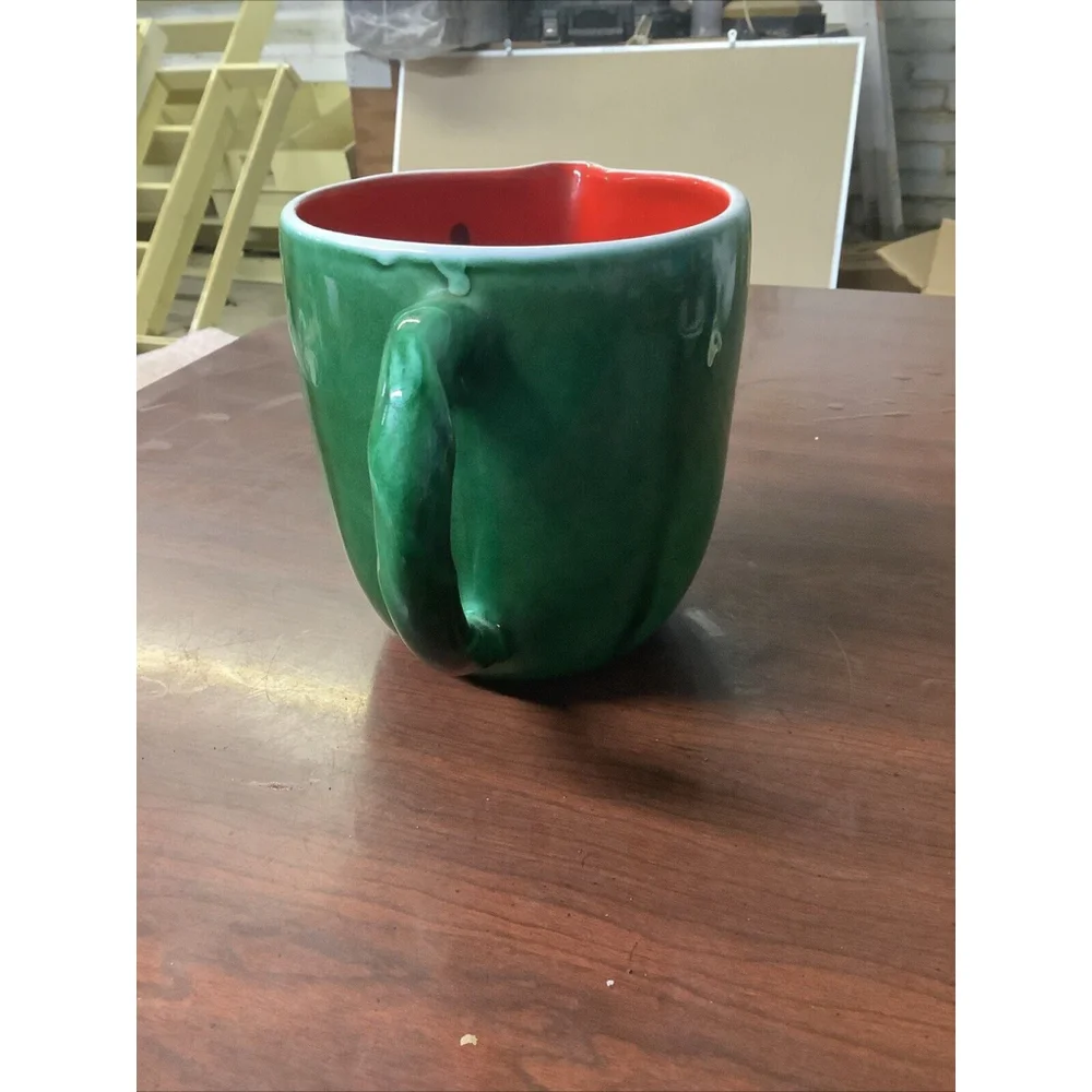 Ita-lica ARS Watermelon Pitcher Italian Pottery , Fruit 5.25x6”